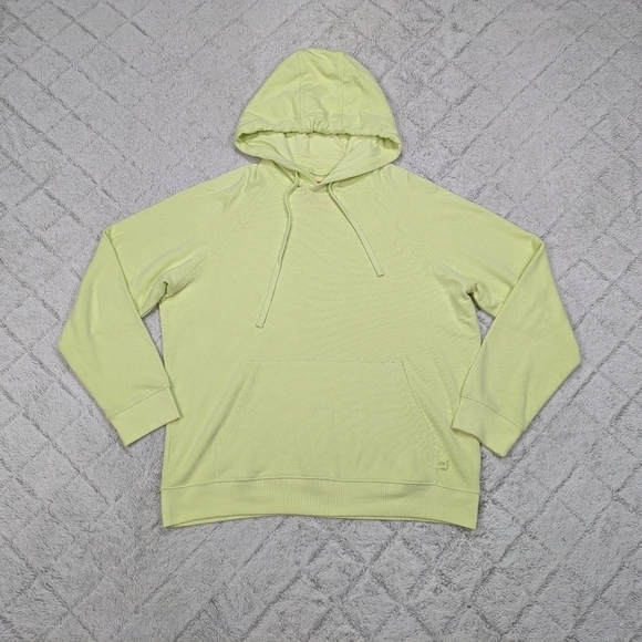 ATM Hoodie Men's XL Green Neon Cotton French Terry Anthony Thomas Melillo Raglan - Picture 1 of 8
